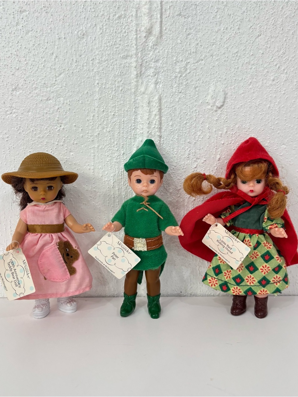 2002 Madame Alexander McDonalds Collectibles - Peter Pan Red Riding Hood Teddy